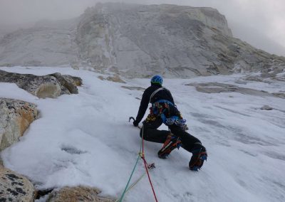 012 snehové pole pod druhou barierou