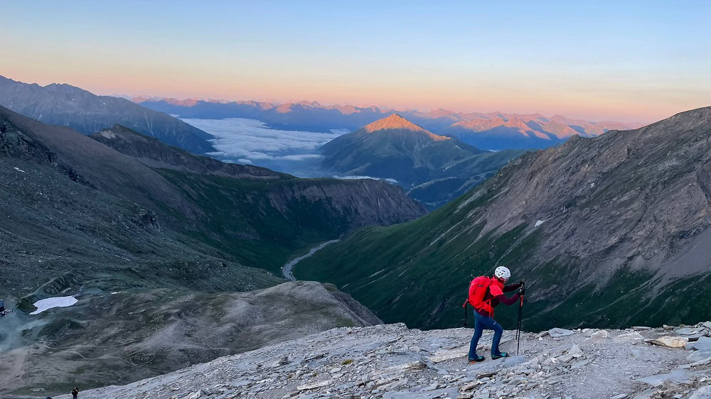 6 nastup pod ledovec